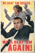 Meme de l'alt-right diffusé pendant la campagne présidentielle française de 2017.